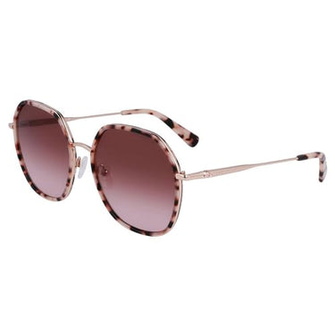 Longchamp Unisex LO163S Sunglasses, 780 Rose Gold/Havana, One Size im Sale